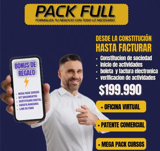 Pack constitucion de sociedad +Of Virtual+Patente